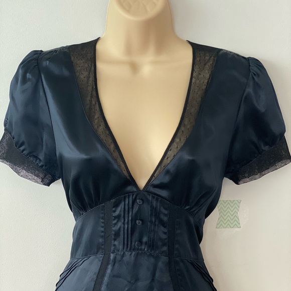 Vintage Marc Jacobs silk dress size 8 - Picture 8 of 9